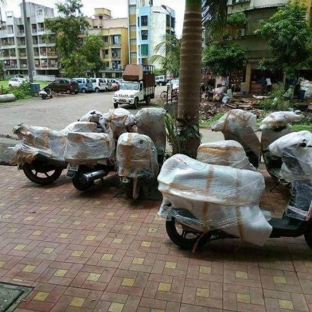 Motorcycle awaiting a new adventure